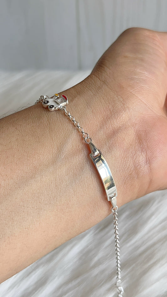 Esclava Ferrocarril 14,5cm Ajustable - Plata 925