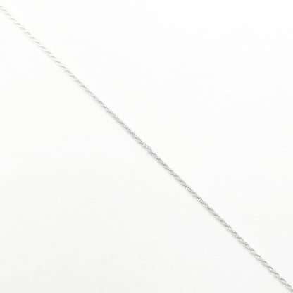 Cadena Tejido Cordón San Francisco Delgada - Plata 925