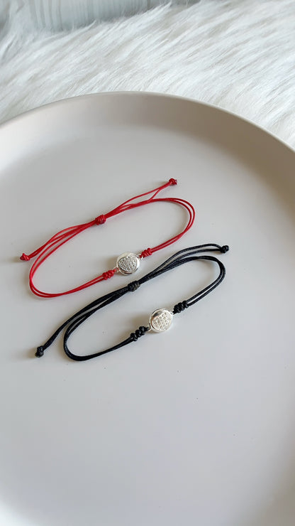 Pulsera Hilo Corazon - Plata 925