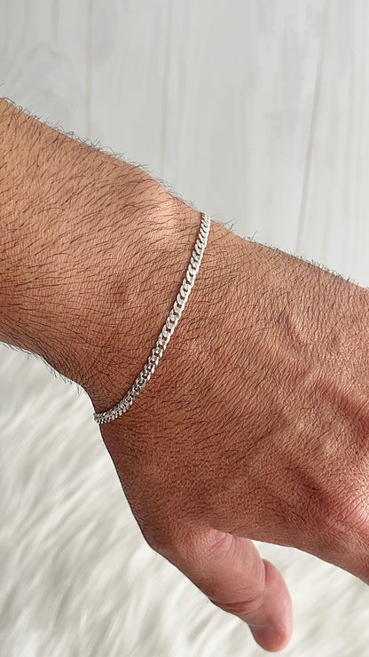 Pulsera Grumett 20cm - Plata 925