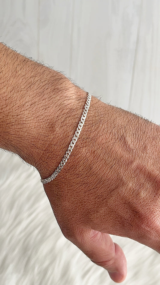 Pulsera Grumett 20cm - Plata 925