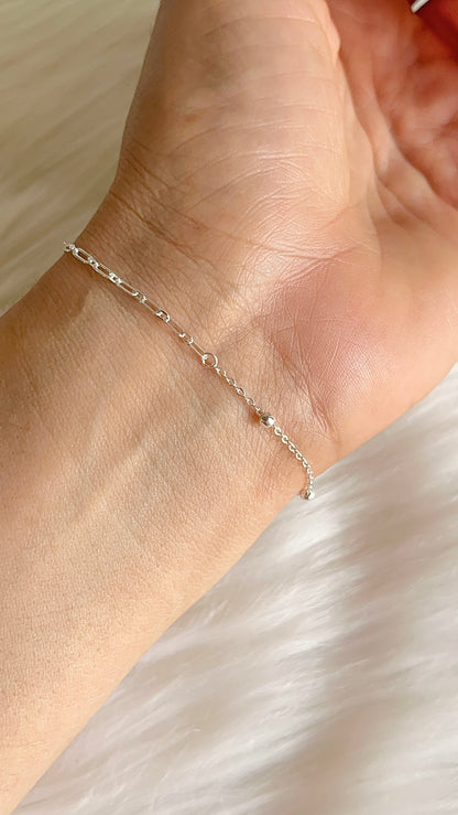 Pulsera  20cm Ajustable - Plata 925