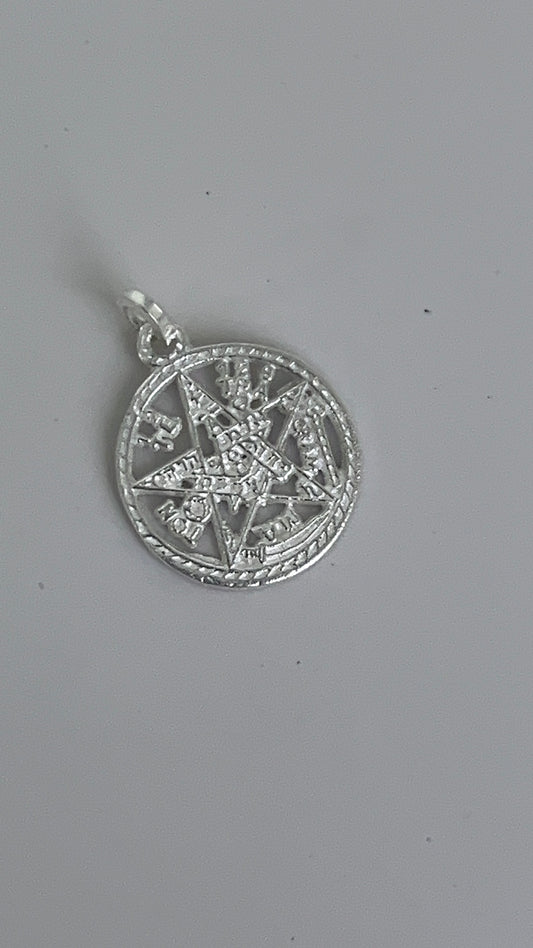 Dije Tetragramaton 1,5cm - Plata 925