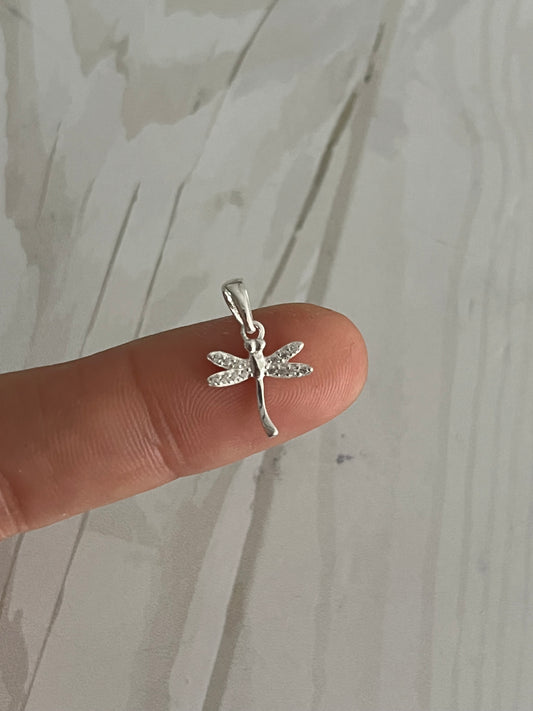 Dije Libélula 1,2cm Plata 925