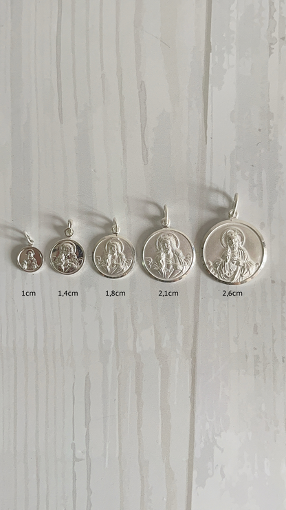 Dije Sagrado Corazón de Jesús - Plata 925