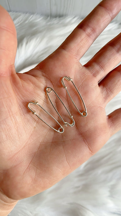 Alfiler 3cm -  Plata 925