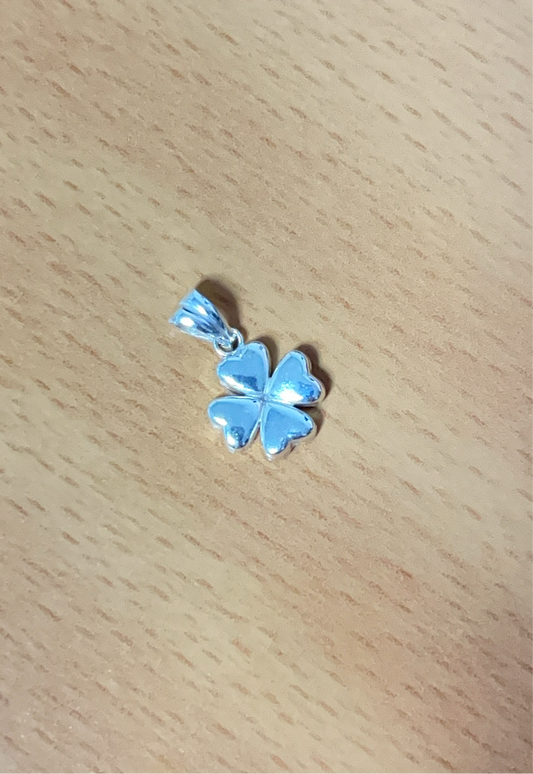 Dije Trébol 1,1cm Plata 925
