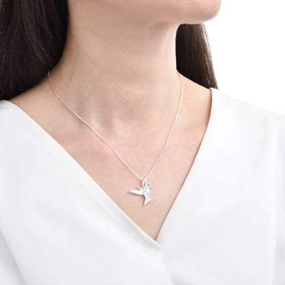 Dije Colibrí Plata 1,8cm - Plata 925