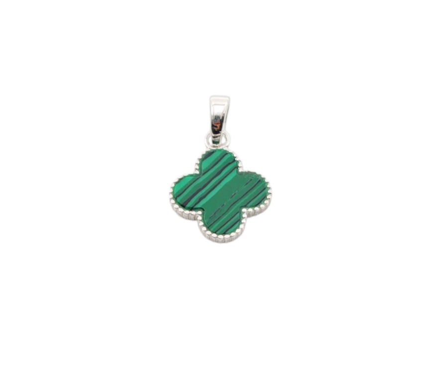Dijes Flor 4 Pétalos Plata 925