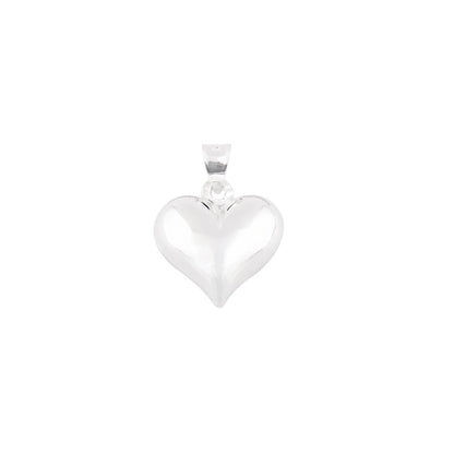 Dije Corazón Inflado - Plata 925