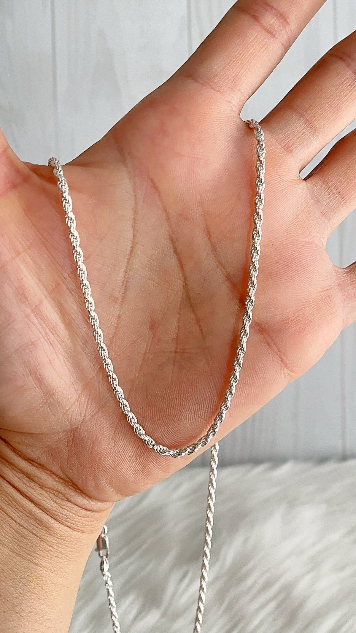 Cadena Cordón San Francisco 60cm - Plata 925