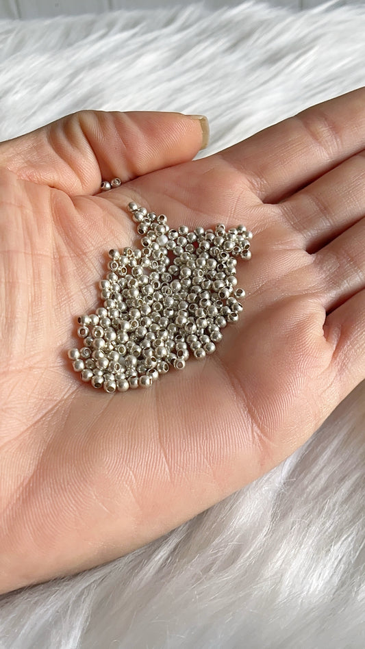 Balín Liso 2.5mm Plata 925