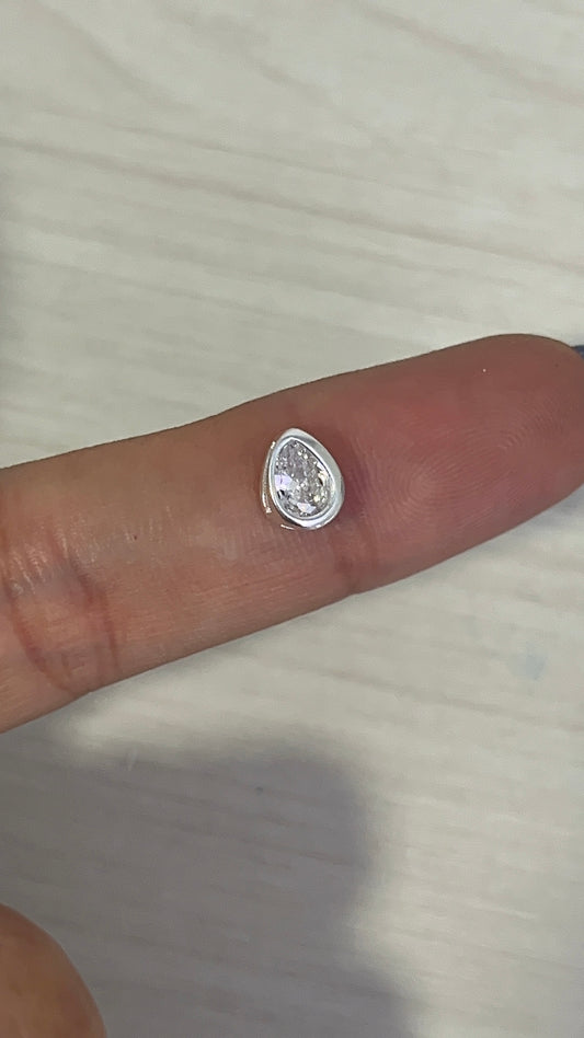 Dije Gota 0,8cm Plata 925