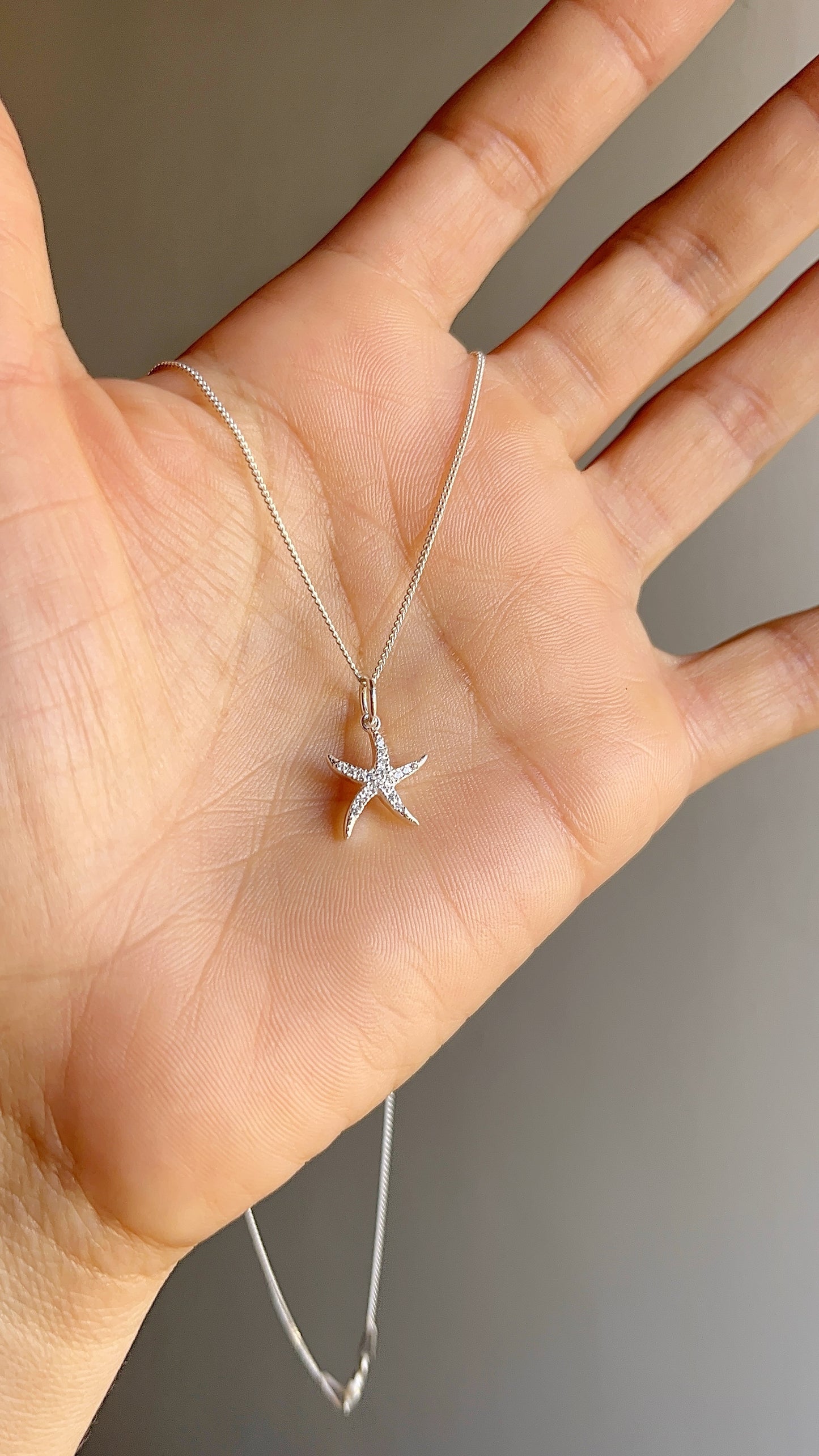 Cadena Dije Estrella de Mar - Plata 925