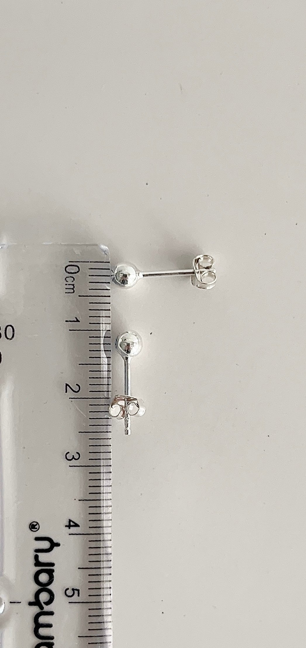 Zarcillos Bolas Lisas Plata 925