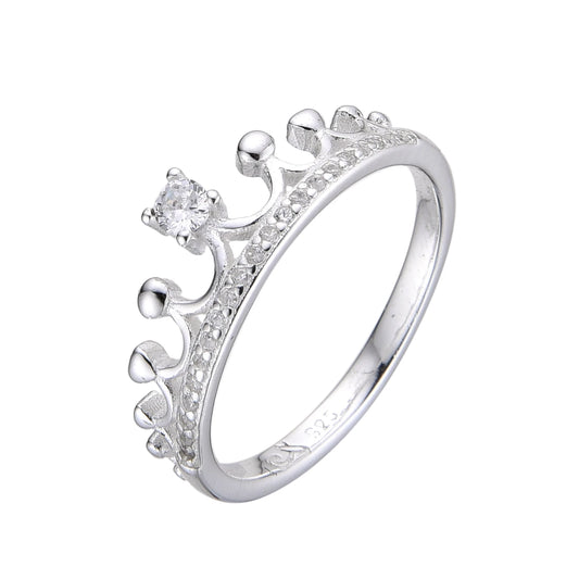 Anillo Corona Plata 925