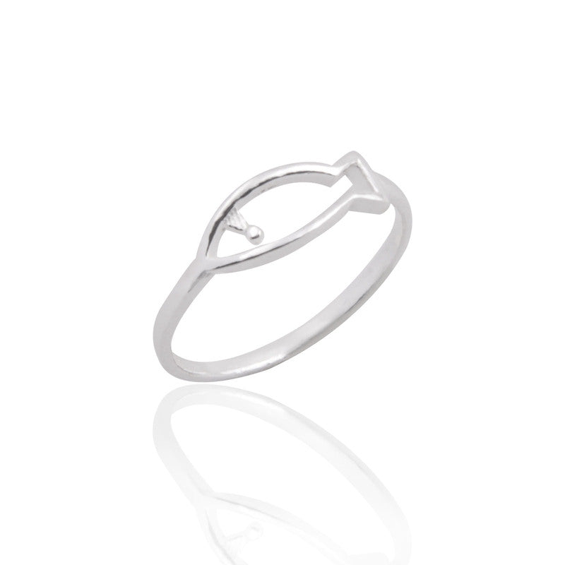 Anillo Pez - Plata 925