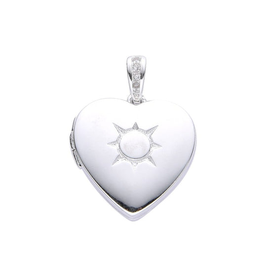 Relicario Corazones 1,8cm - Plata 925