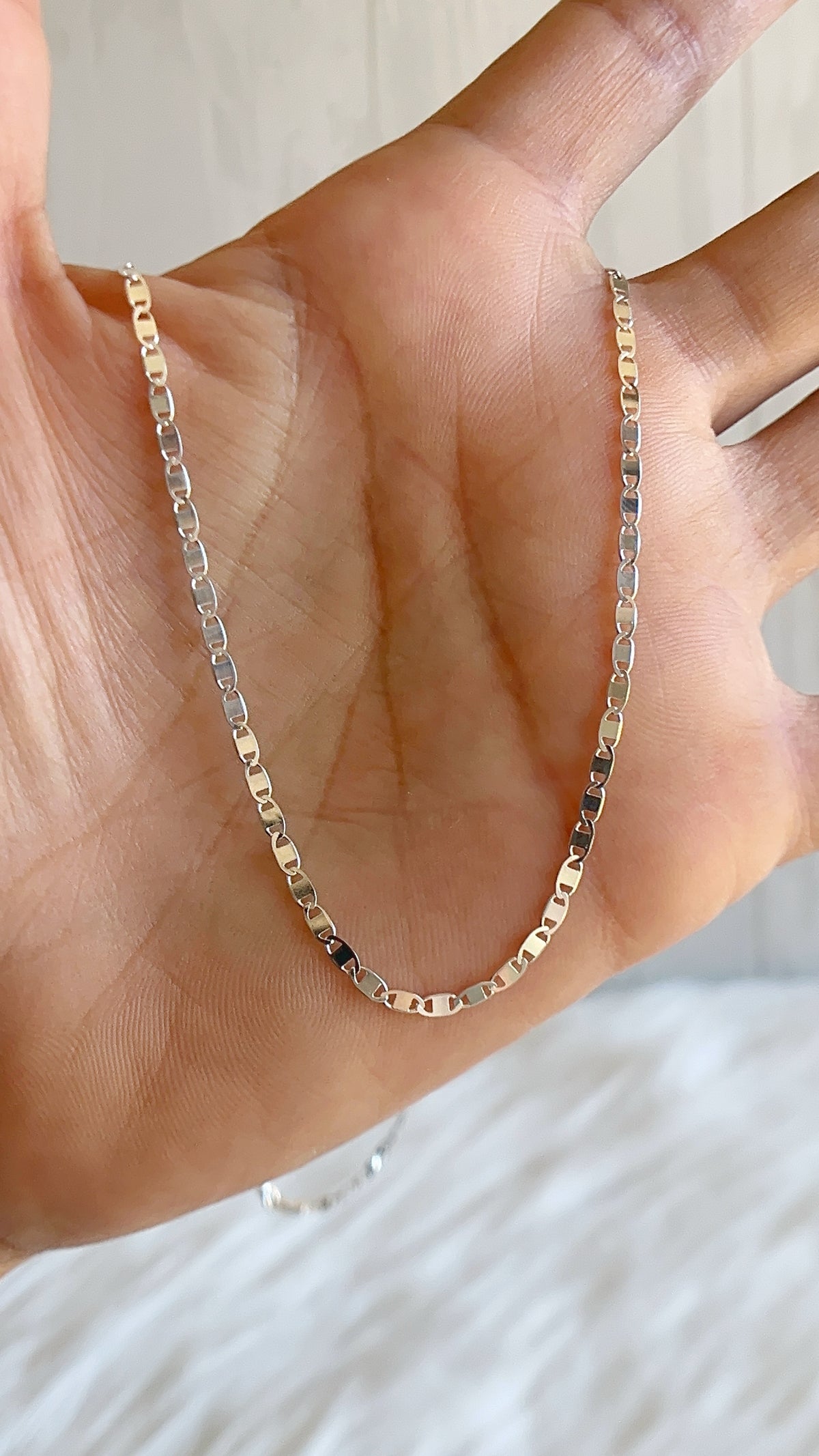Cadena Tejido Valentino 2mm - Plata 925