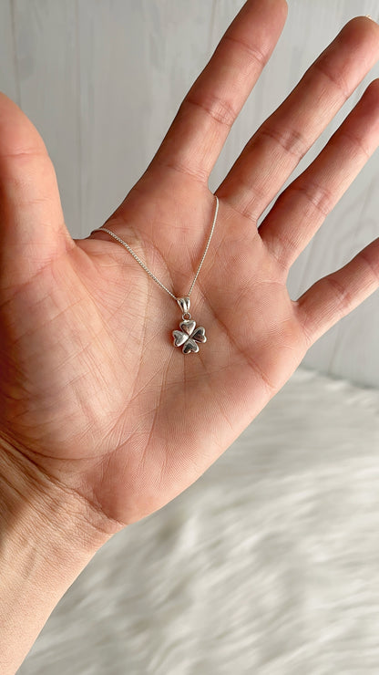 Cadena 40cm con Dije Trébol - Plata 925