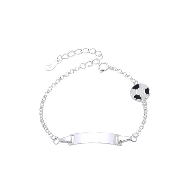 Esclava Pelota 14cm Ajustable - Plata 925