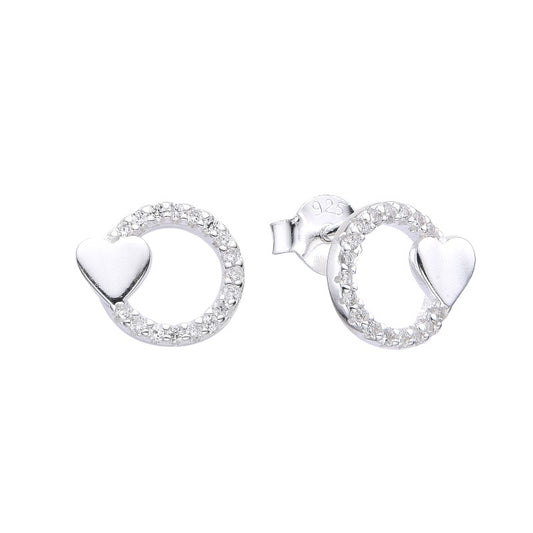 Zarcillos Aros con Corazón