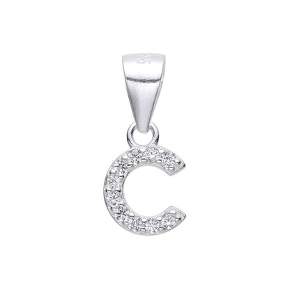 Dije Letras 1cm - Plata 925