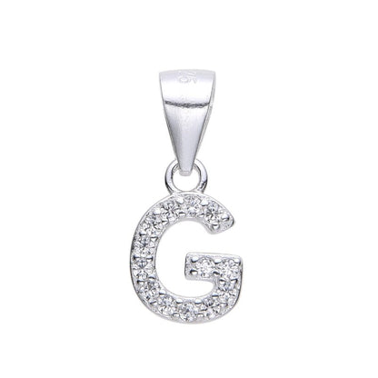 Dije Letras 1cm - Plata 925
