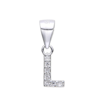 Dije Letras 1cm - Plata 925