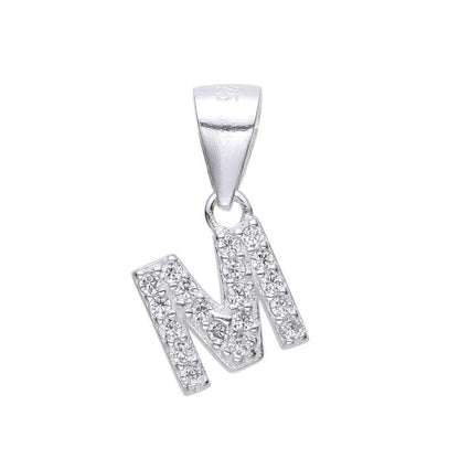 Dije Letras 1cm - Plata 925