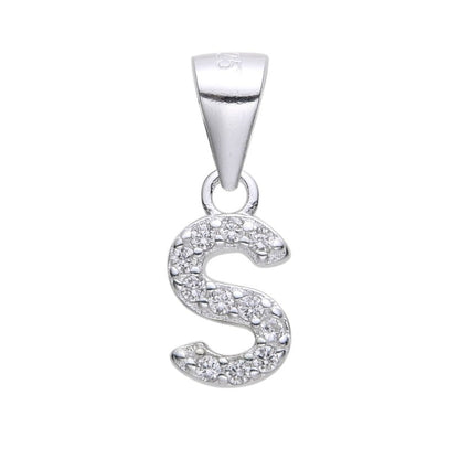 Dije Letras 1cm - Plata 925