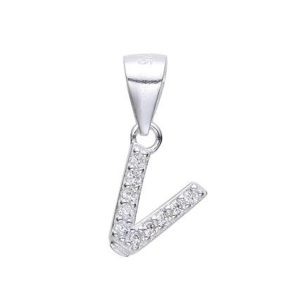 Dije Letras 1cm - Plata 925