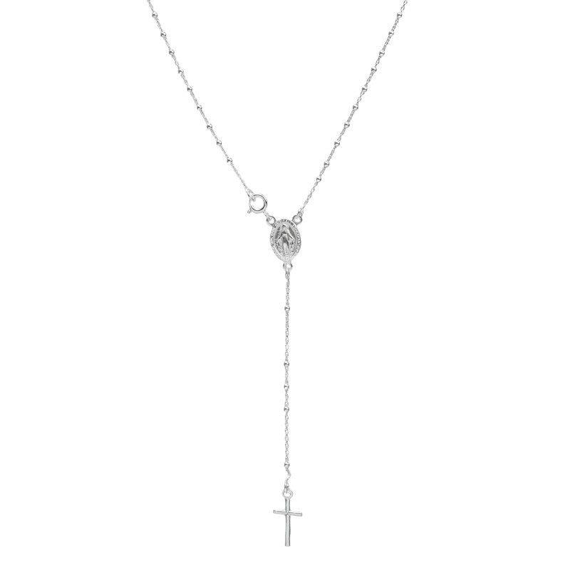 Rosario Balín 2mm 40cm - Plata 925