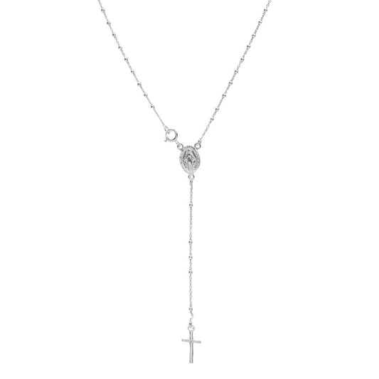 Rosario Balín 2mm 40cm - Plata 925