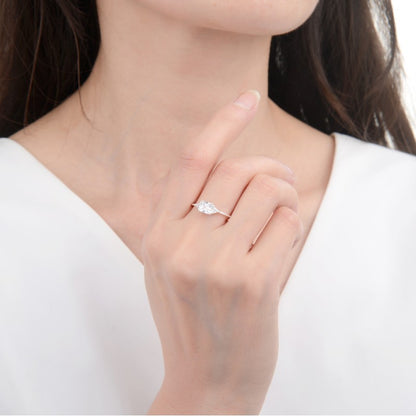 Anillo Piedra Trilogía - Plata 925