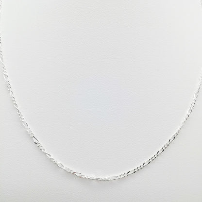 Cadena Tejido Fígaro 3x1 Delgada Plata 925