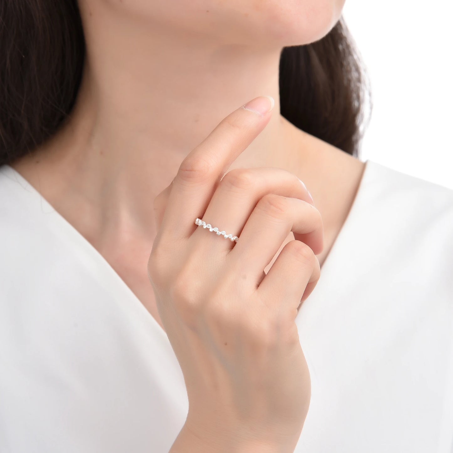 Anillo Puntos de Luz - Plata 925