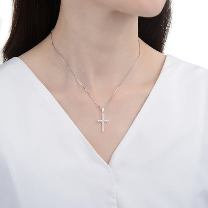 Dije Cruz Puntos de Luz 1,8cm - Plata 925