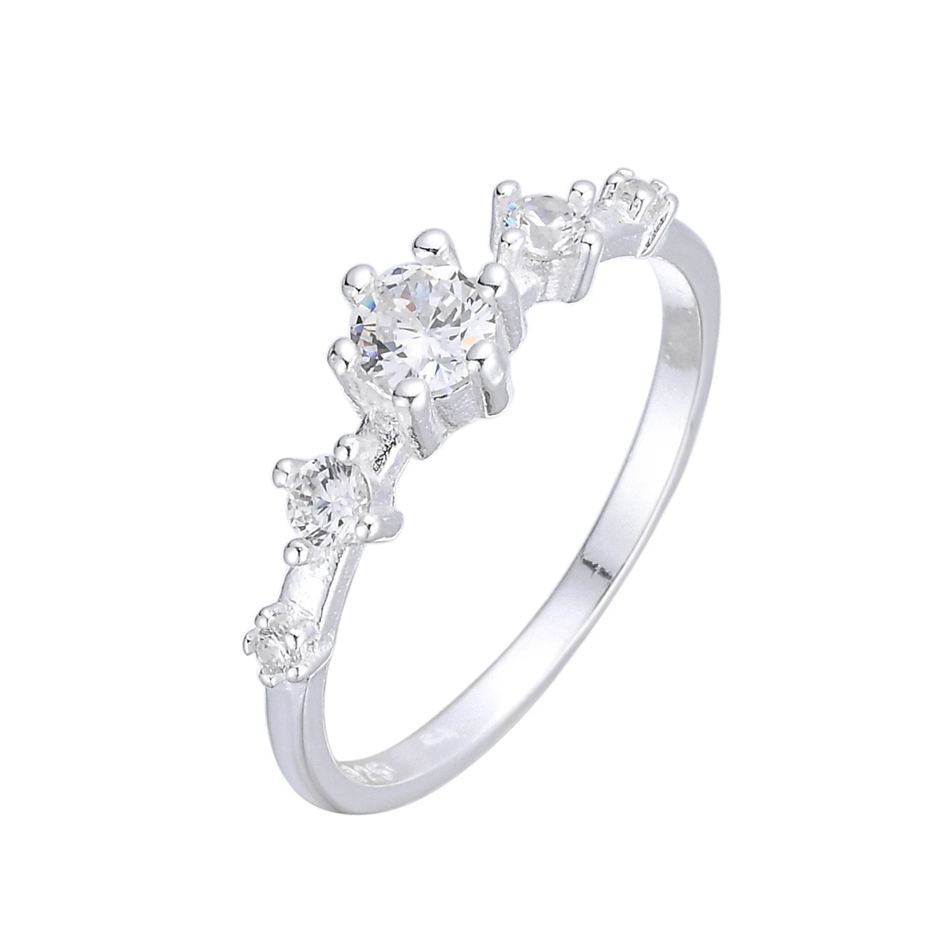Anillo Cristales - Plata 925