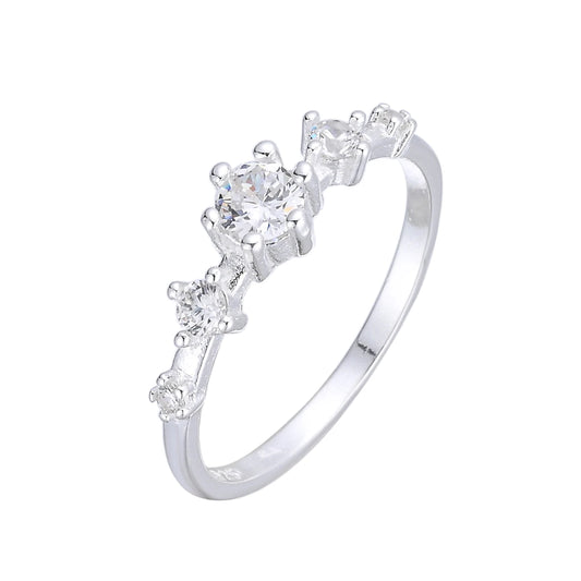 Anillo Cristales - Plata 925