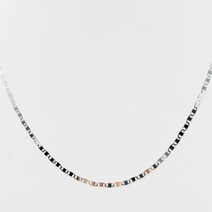 Cadena Tejido Valentino 2mm - Plata 925
