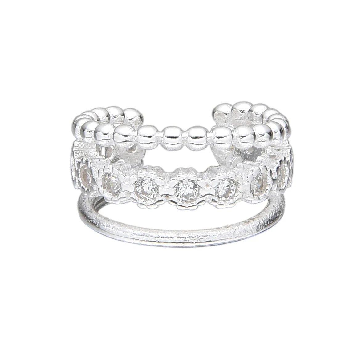 Ear Cuff 3 en 1 Plata 925