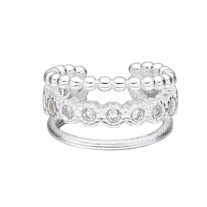 Ear Cuff 3 en 1 Plata 925