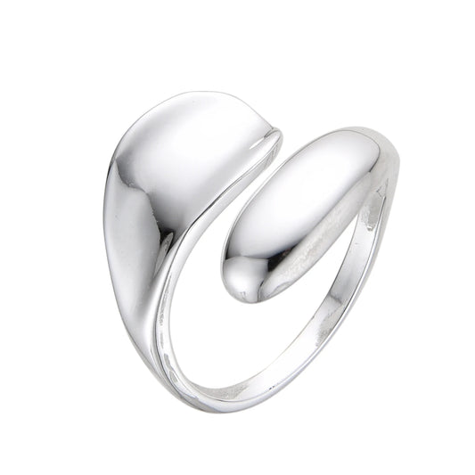 Anillo Liso Ajustable Plata 925
