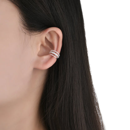 Ear Cuff 3 en 1 Plata 925
