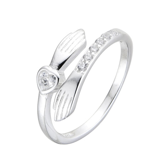 Anillo Mano y Punto de Luz Ajustable Plata 925