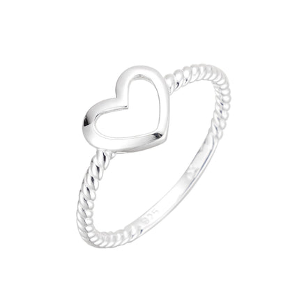 Anillo Corazon - Plata 925