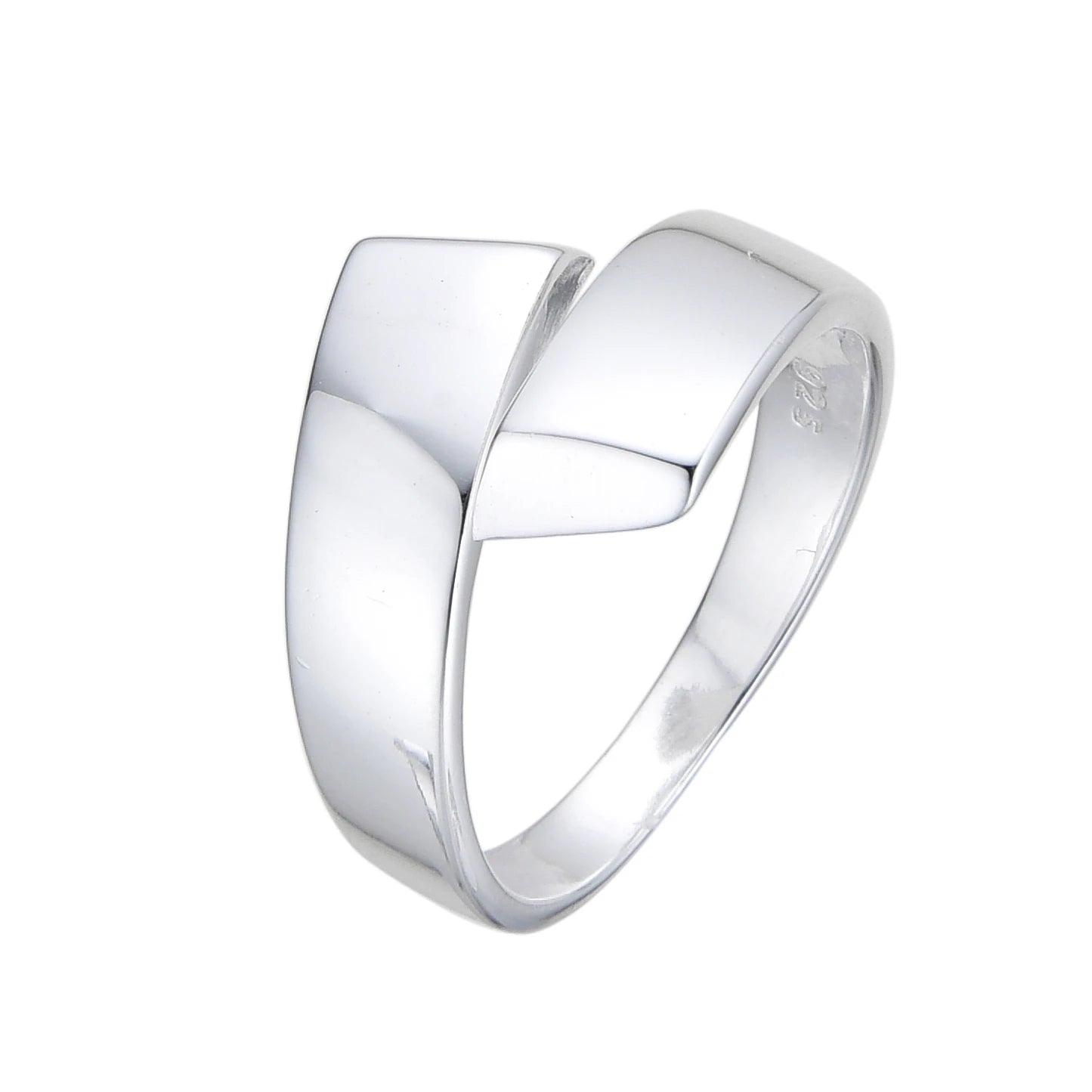 Anillo Liso Ajustable Plata 925