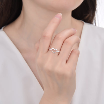 Anillo Corazon - Plata 925
