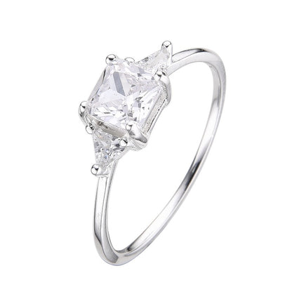 Anillo Piedra Trilogía - Plata 925